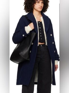 A.P.C. Nola Coat in Navy